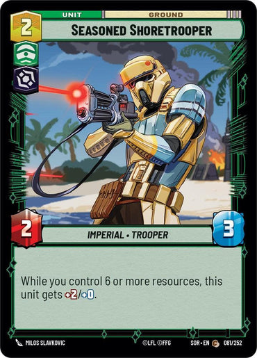 Seasoned Shoretrooper (081/252) [Spark of Rebellion]