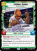 A Star Wars-themed card featuring Admiral Ackbar, labeled "Admiral Ackbar - Brilliant Strategist (097/252) [Spark of Rebellion]." Ackbar, depicted as an anthropomorphic fish-like alien in a white uniform, commands from a spaceship’s control room. The card has a green energy cost of 3, with stats showing 1 attack and 4 health. This product is by Fantasy Flight Games.