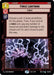 A game card titled "Force Lightning (138/252) [Spark of Rebellion]," with a cost of 1, features a cloaked figure casting blue lightning. The card text reads: "Choose a unit. It loses all abilities for this phase. If you control a Force unit, pay any number of resources and deal 2 damage to the chosen unit for each resource paid.