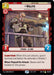 A rare card from Spark of Rebellion depicts Wolffe - Suspicious Veteran (160/252) [Spark of Rebellion], a clone soldier in armor holding a rifle with a barricade in the background. The card's attributes include 2 cost, 3 attack, and 2 health. Classified as Fringe Clone, its special features are Saboteur and effects preventing base healing during this phase. This card is part of the Fantasy Flight Games collection.