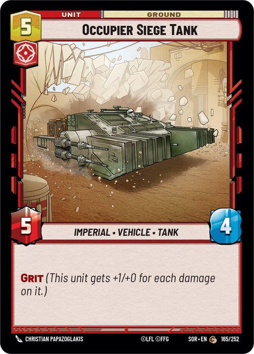 Occupier Siege Tank (165/252) [Spark of Rebellion]