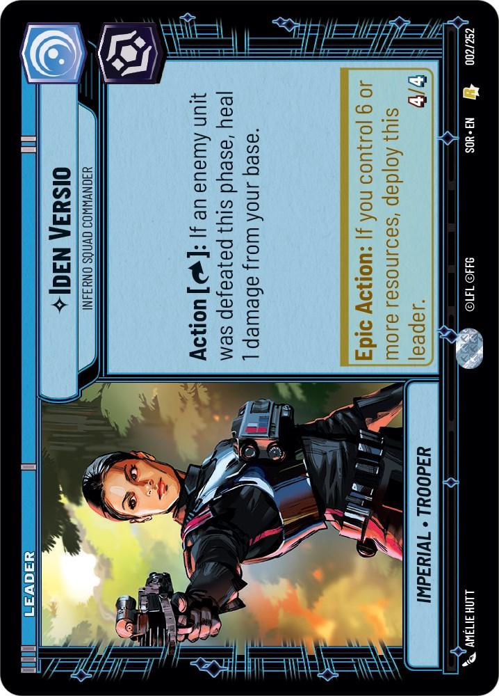 Iden Versio - Inferno Squad Commander (002/252) [Spark of Rebellion]