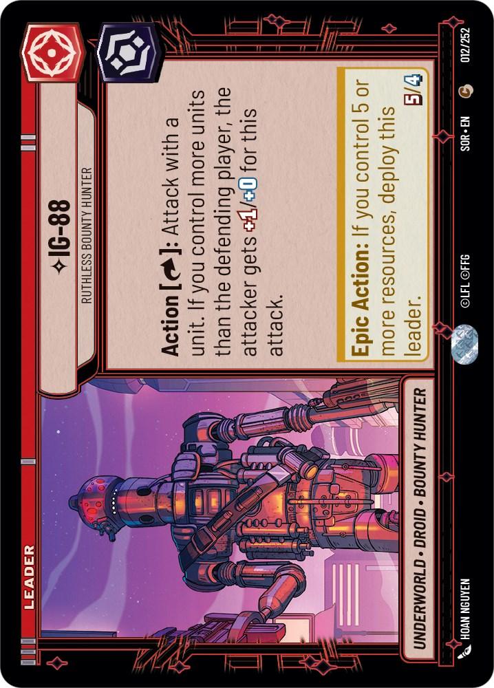 IG-88 - Ruthless Bounty Hunter (012/252) [Spark of Rebellion]