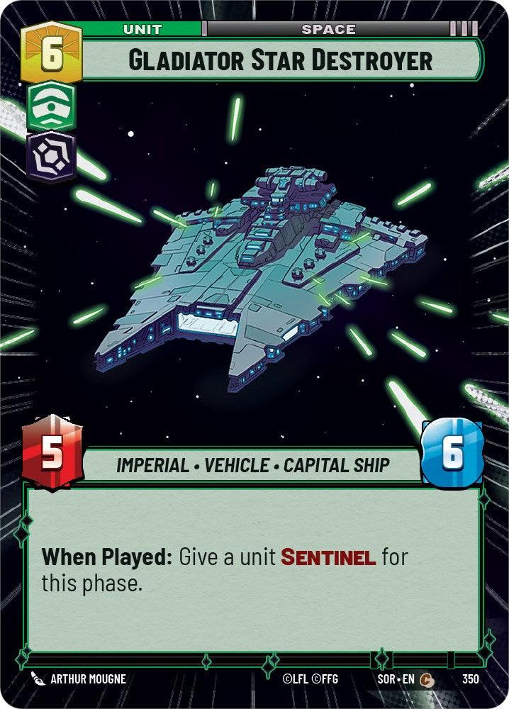 A starship trading card labeled 