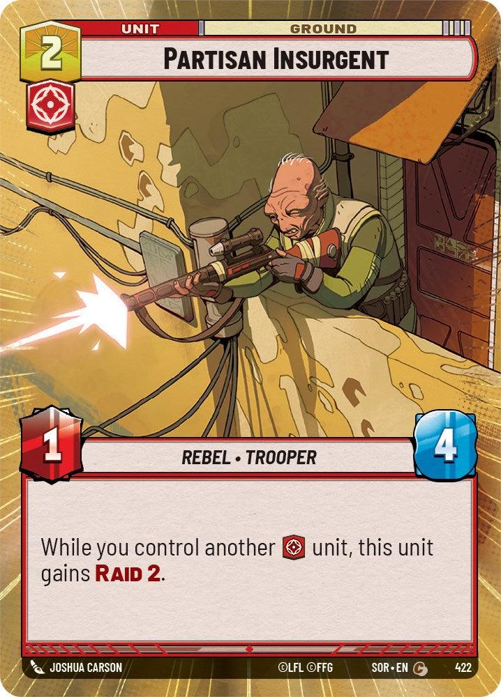 An image of a collectible card from a tabletop game. The card features 