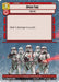 A card named "Open Fire (Hyperspace) (435) [Spark of Rebellion]" from a strategy game by Fantasy Flight Games features a cost of 3 in the top-left corner. This Event Card with the tactic subtype reads, "Deal 4 damage to a unit." The illustration shows four stormtroopers aiming blasters, set against a futuristic background, igniting the spark of rebellion.