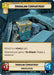 Illustrated card titled "Smuggling Compartment (Hyperspace)" part of the "Spark of Rebellion" set, shows a hidden storage space inside a vehicle filled with various equipment. Categorized as an upgrade with a cost of 1, it states: "Attach to a vehicle unit. Attached unit gains: 'On Attack: Ready a resource.'" This product is by Fantasy Flight Games.