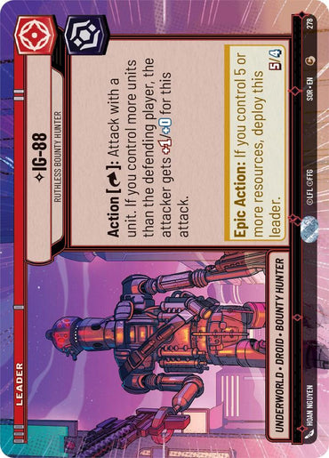 IG-88 - Ruthless Bounty Hunter (Hyperspace) (278) [Spark of Rebellion]