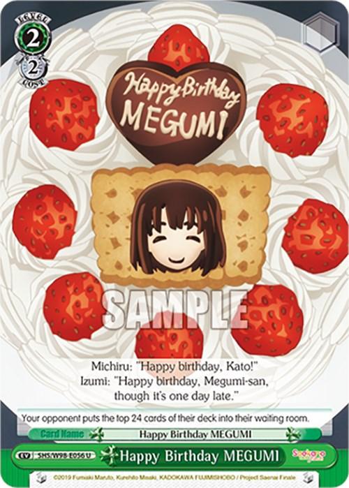 Happy Birthday MEGUMI (SHS/W98-E056 U) [Saekano the Movie: Finale]
