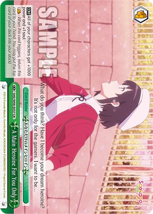 A Main Heroine For You Only (SHS/W98-E057 CR) [Saekano the Movie: Finale]