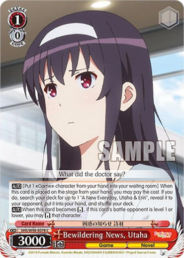 Bewildering News, Utaha (SHS/W98-E078 C) [Saekano the Movie: Finale]