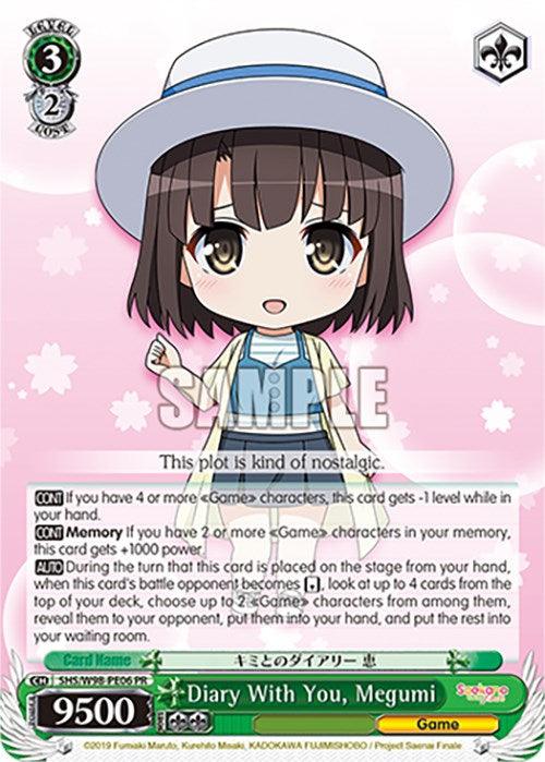 Diary With You, Megumi (SHS/W98-PE06 PR) [Saekano the Movie: Finale]