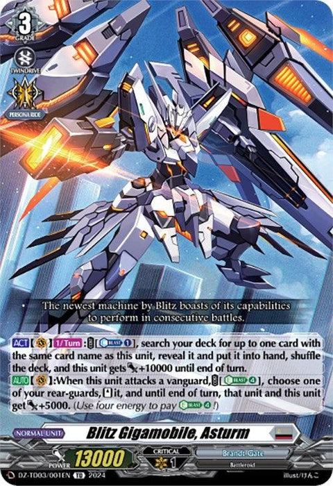 Blitz Gigamobile, Asturm (DZ-TD03/001EN) [Start Up Trial Deck: Brandt Gate]