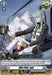 A trading card featuring an elf-like character named Blitz Pilot, Jagt. The character has long teal hair, is in a pilot's suit with a helmet by his side, and sits in front of a snowy mountain backdrop. This Blitz Pilot, Jagt (DZ-TD03/014EN) [Start Up Trial Deck: Brandt Gate] card from Bushiroad includes various stats, effects, and descriptive text about the character's Critical Trigger abilities.