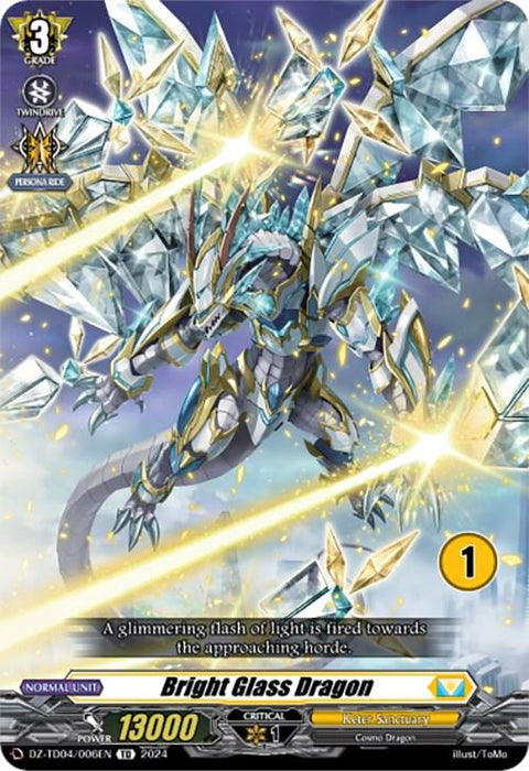 Bright Glass Dragon (1) (DZ-TD04/006EN) [Start Up Trial Deck: Keter Sanctuary]