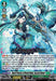 A rare RRR card featuring "Sword Princess of Dream Blade, Lascaria Veleno (DZ-BT01/013EN) [Fated Clash]." The artwork portrays a blue-haired warrior princess wielding a sword amidst an ethereal, blue-green backdrop. Card details: Gear Chronicle, with 13000 power, 1 critical and Twin Drive abilities enhancing units with "Veleno".