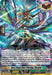 An intricately illustrated trading card for "Source Dragon Deity of Blessings, Blessfavor (ORR) (DZ-BT01/023EN) [Fated Clash]" from the game Cardfight!! Vanguard by Bushiroad. The card features a Nature Dragon with vibrant, colorful wings and ethereal, glowing elements. Key stats: Grade 0, 5000 power, with detailed text and effects.