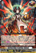 Image of a trading card named "Spiritual King of Ignition, Valnout (ORR) (DZ-BT01/025EN) [Fated Clash]" from the Bushiroad series. The card has a dark, fiery background showcasing the Fated Clash scene with the imposing character, who has red horns, multiple arms, and flames surrounding them. The card details various abilities and stats.