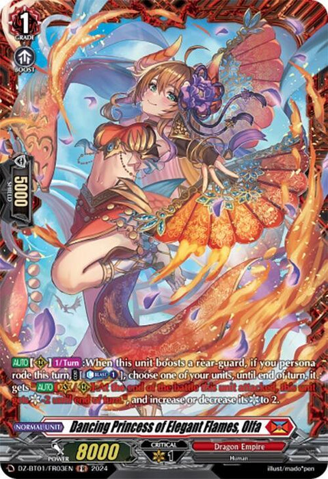 Dancing Princess of Elegant Flames, Olfa (FR) (DZ-BT01/FR03EN) [Fated Clash]