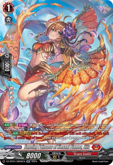 Dancing Princess of Elegant Flames, Olfa (SR) (DZ-BT01/SR06EN) [Fated Clash]