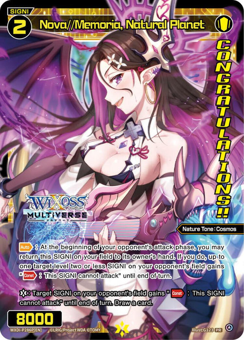 Nova//Memoria, Natural Planet (April 2024) (Winner) (WXDi-P286P[EN]) [Promo Cards]