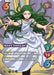 Image of an Ibara Shiozaki (Alternate Art) [Girl Power] trading card from UniVersus, featuring Ibara Shiozaki, a character in My Hero Academia. She has long green vines for hair and is wearing a white robe. The card's stats are 6 attack, 0 block, 7 speed, 19 health, and 6 difficulty. It includes two "Enhance" abilities detailed in yellow boxes.