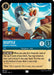 A Disney card named "Scuttle - Expert on Humans (154/204) [Ursula's Return]," showcases a seagull perched on a wooden structure. The uncommon card costs 2 and boasts a strength of 1 and willpower of 3. Its special abilities include "Let Me See," with flavor text stating, "Wow. This is special. This is very, very unusual.