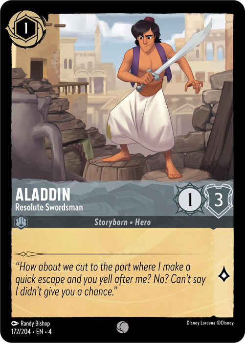 Aladdin - Resolute Swordsman (172/204) [Ursula's Return]