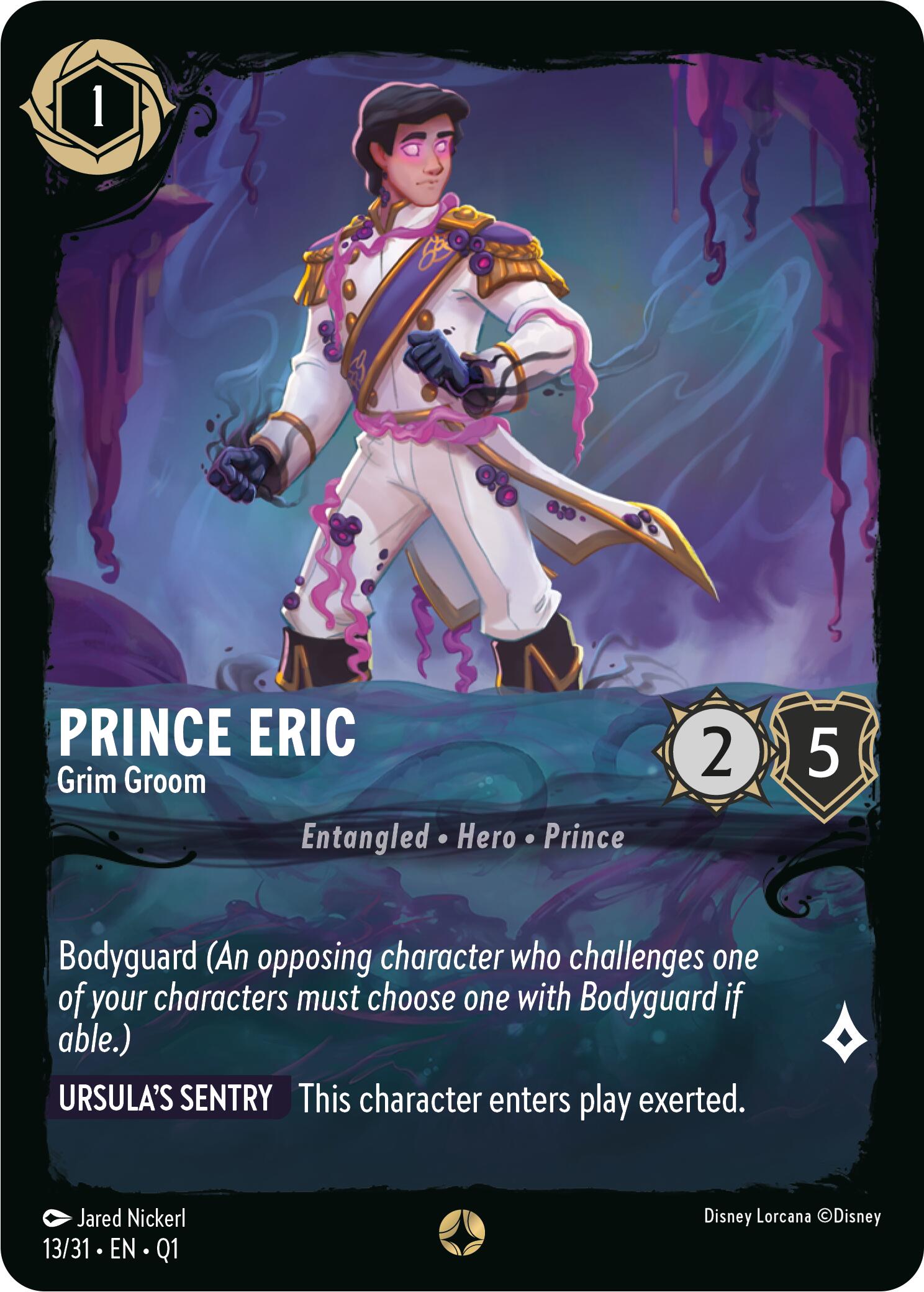 A Disney Lorcana game card titled 