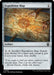 A Magic: The Gathering card named **Expedition Map [Modern Horizons 3 Commander]** from **Magic: The Gathering**. This artifact, with a casting cost of 1, allows players to search their library for a land card for 2 mana and tapping the card. The art depicts hands navigating an ancient map, with flavor text by Javad Nasrin.