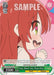 The Crazy About You, Ikuyo Kita (BTR/W107-E055S SR) [BOCCHI THE ROCK!] from Bushiroad features an anime-style character with long red hair wearing a white shirt, shown in profile view. With a determined expression and clenched fists, the Character Card includes multiple text boxes detailing stats. "Crazy About You, Ikuyo Kita" is visible at the bottom.