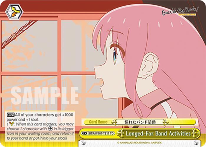Longed-For Band Activities (BTR/W107-TE11 TD) [BOCCHI THE ROCK!]
