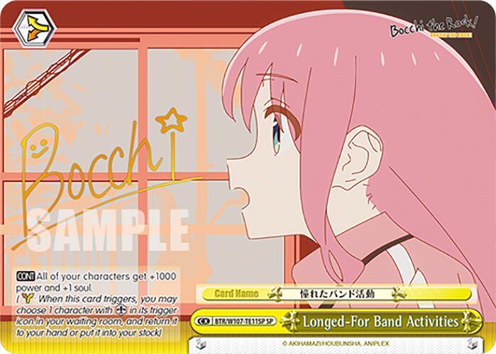 Longed-For Band Activities (BTR/W107-TE11SP SP) [BOCCHI THE ROCK!]