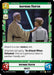 A rare card titled "Inspiring Mentor (104/262) [Shadows of the Galaxy]" from Fantasy Flight Games displays an older white-haired man guiding a younger blond man with a glowing blue sword. With a cost of 2, it provides +1 shield and +1 strength, featuring abilities for attaching and gaining experience.