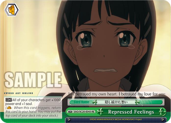 Repressed Feelings [Sword Art Online Chronicle Set]