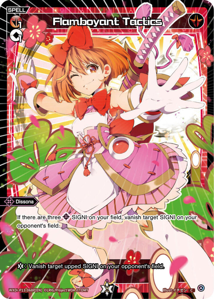 Flamboyant Tactics (Parallel Foil) (WXDi-P13-068P[EN]) [Concord Diva]