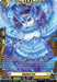 Here's a rewritten version of the sentence using the given product data:

An illustration of a card from Bushiroad's game, depicting an owl with bright blue and white feathers and wings glowing ethereally. The Double Frame Rare card, named "Sapient Owl (DZ-SS01/FFR08EN)," is part of the "Keter Sanctuary" faction. It features a 5000 shield and 8000 power level and will be included in the Festival Booster 2024 set.