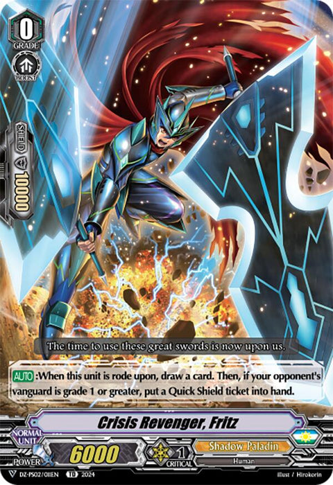 Crisis Revenger, Fritz (DZ-PS02/011EN) [DZ-PS02: Premium Deckset “Revenger”]