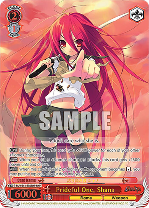 Prideful One, Shana (SHP) [Shakugan no Shana Premium Booster]