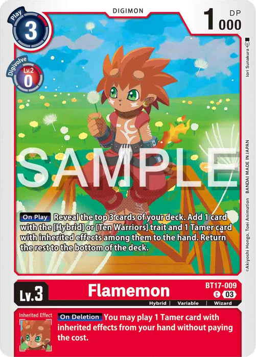 Flamemon [BT17-009] [Secret Crisis]