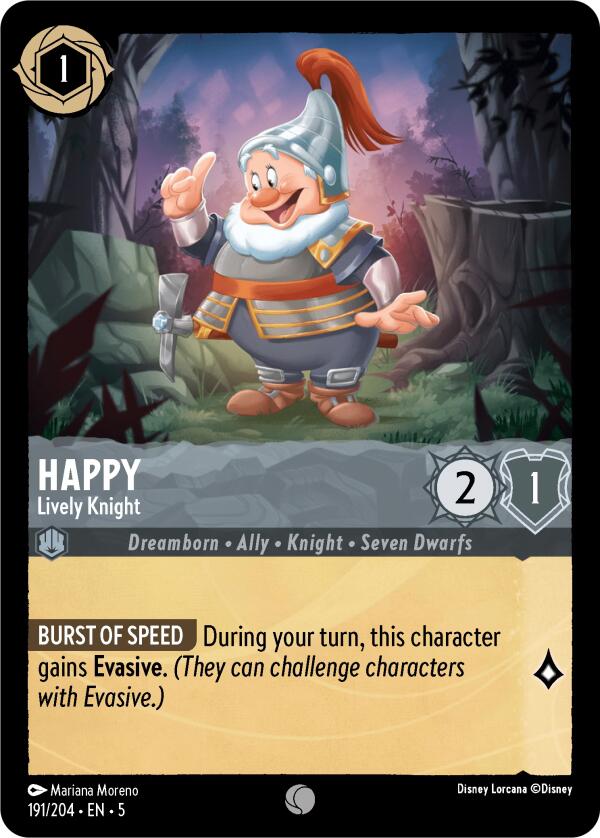 A Disney Lorcana trading card titled 