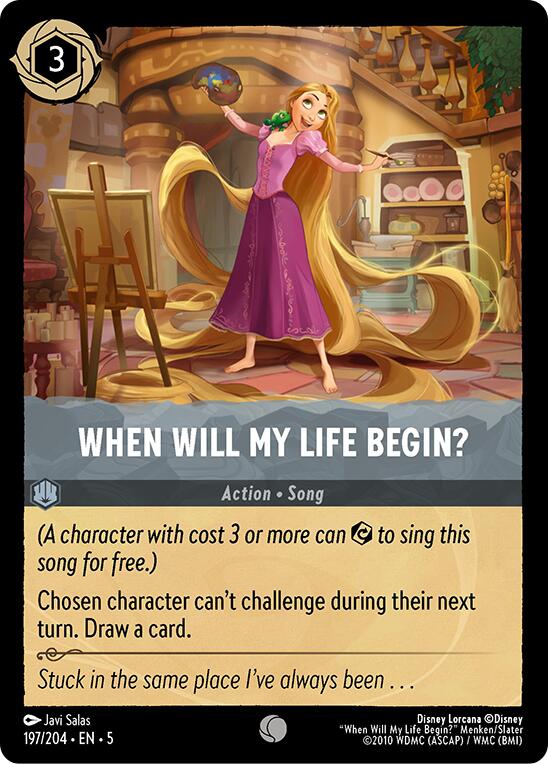 A card from the Disney Lorcana game, titled 