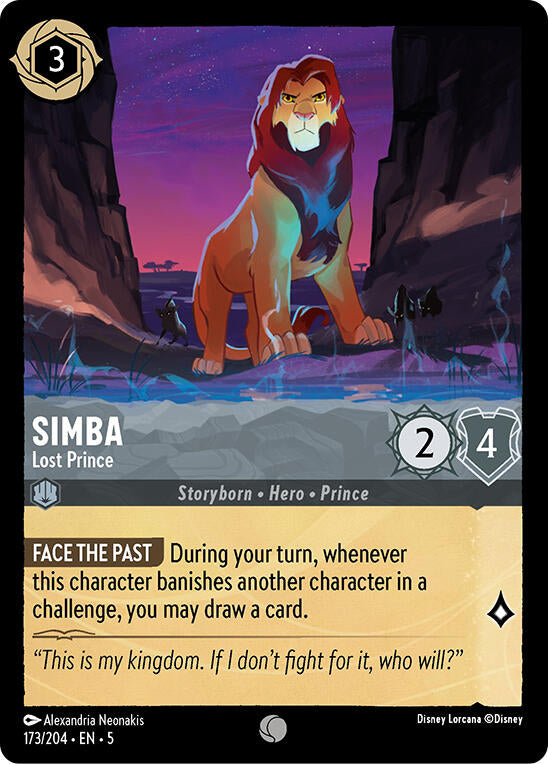 A Disney Lorcana card named 