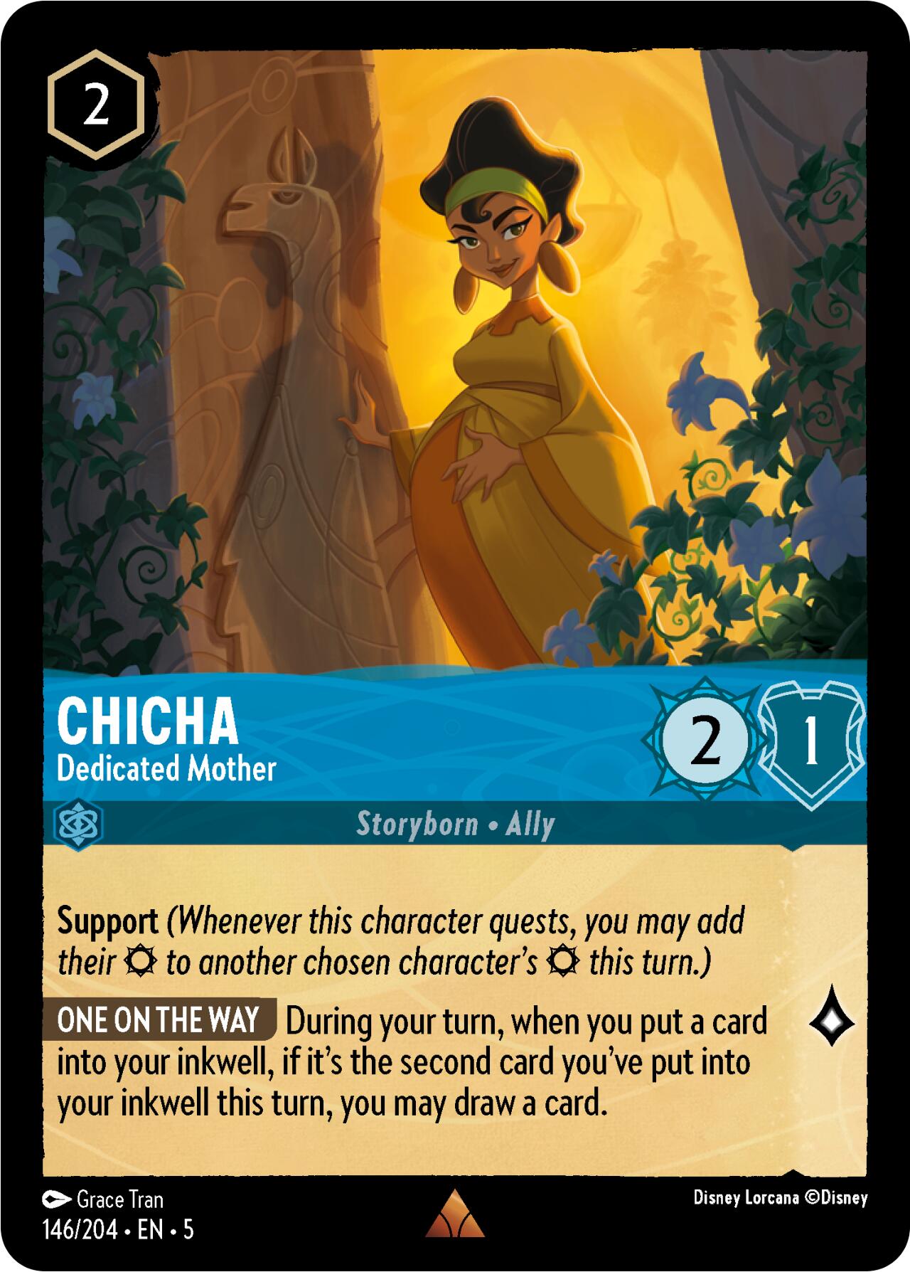 The Disney Lorcana card titled 