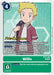 A Digimon card from the brand's Secret Crisis Pre-Release series, featuring the character Willis with card number BT17-088. The blonde-haired Tamer is depicted wearing a maroon jacket over a light blue shirt. This special edition card details in-game abilities such as digivolve features and includes a security effect that allows the free play of the card.