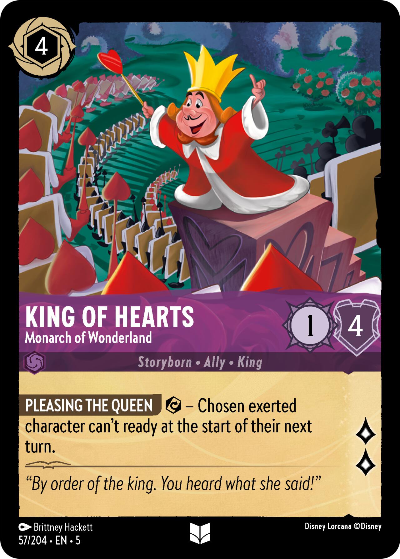 A Disney Lorcana card named 