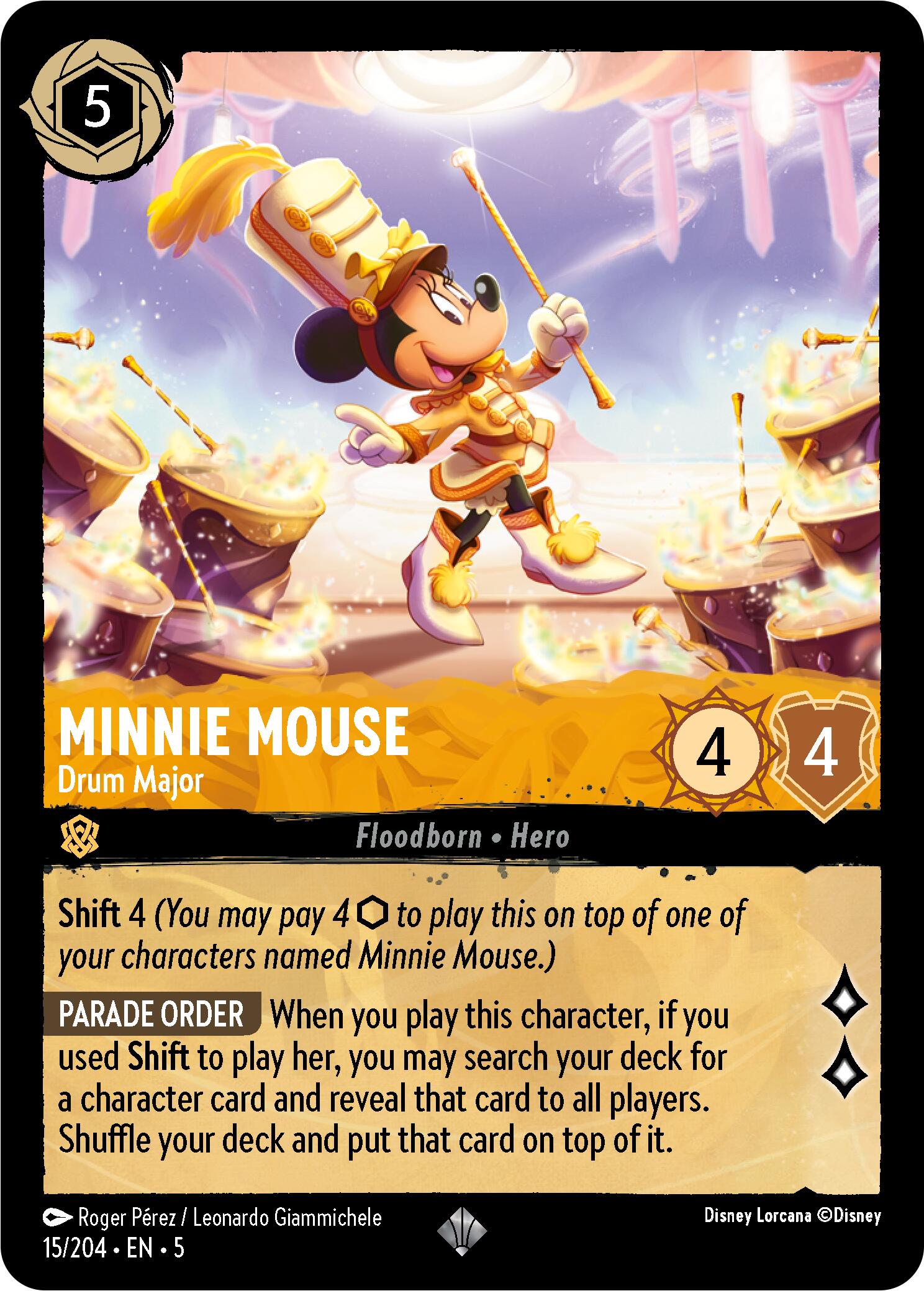 The Disney trading card 