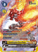 A highly collectible Digimon trading card, ShineGreymon: Burst Mode ACE [BT17-041], Alternate Art edition from the Secret Crisis series. The card depicts an intimidating red and silver dragon-like creature with a fierce expression and gleaming armor. It has a play cost of 8, boasts 15000 DP, and is classified as a Level 7 Mega Vaccine Light Dragon Digimon that requires 5 memory to digivolve.