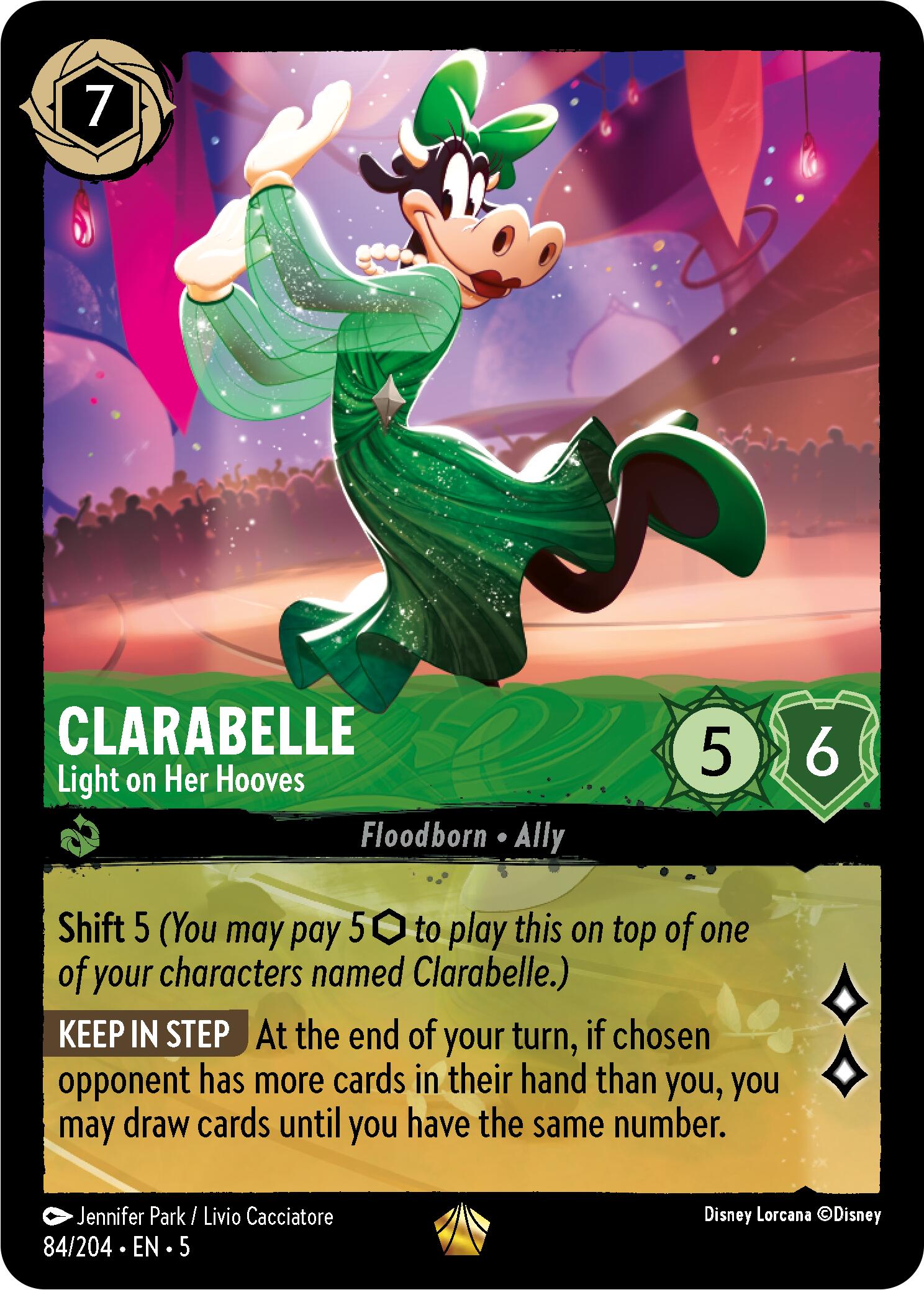 A Disney Lorcana trading card titled 