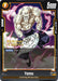 In the "Dragon Ball Super: Fusion World" brand, the Yamu [Raging Roar Release Event Cards] feature a muscular, bald character with an intense expression wearing tattered purple pants. The character, Yamu (Earthling/Wicked Soul), is depicted in an action pose holding a large syringe with both hands. The card showcases a power level of 5000 and includes an effect to draw 1 card when played.